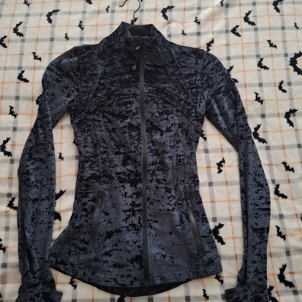 Lululemon Black Velvet Define Jacket